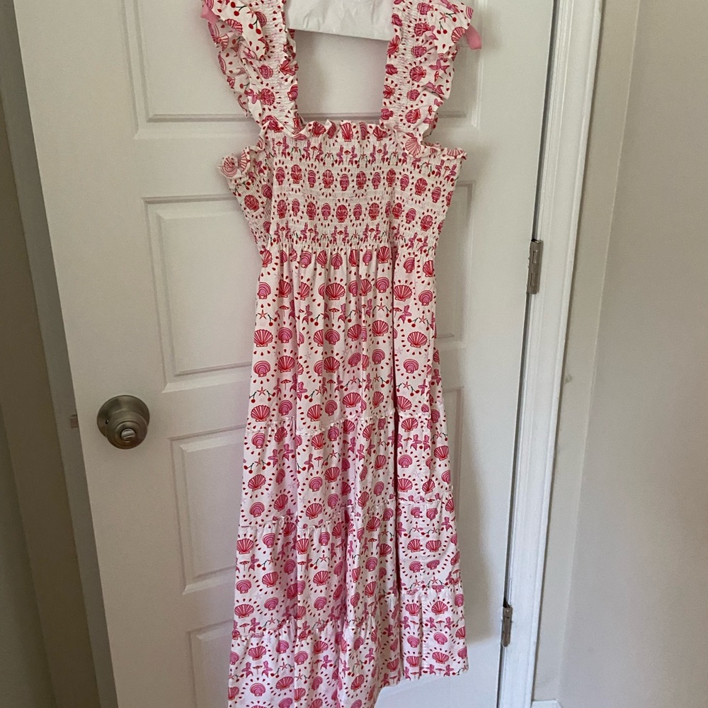 Hill House Nap Dress Size M EUC Mermaid Print